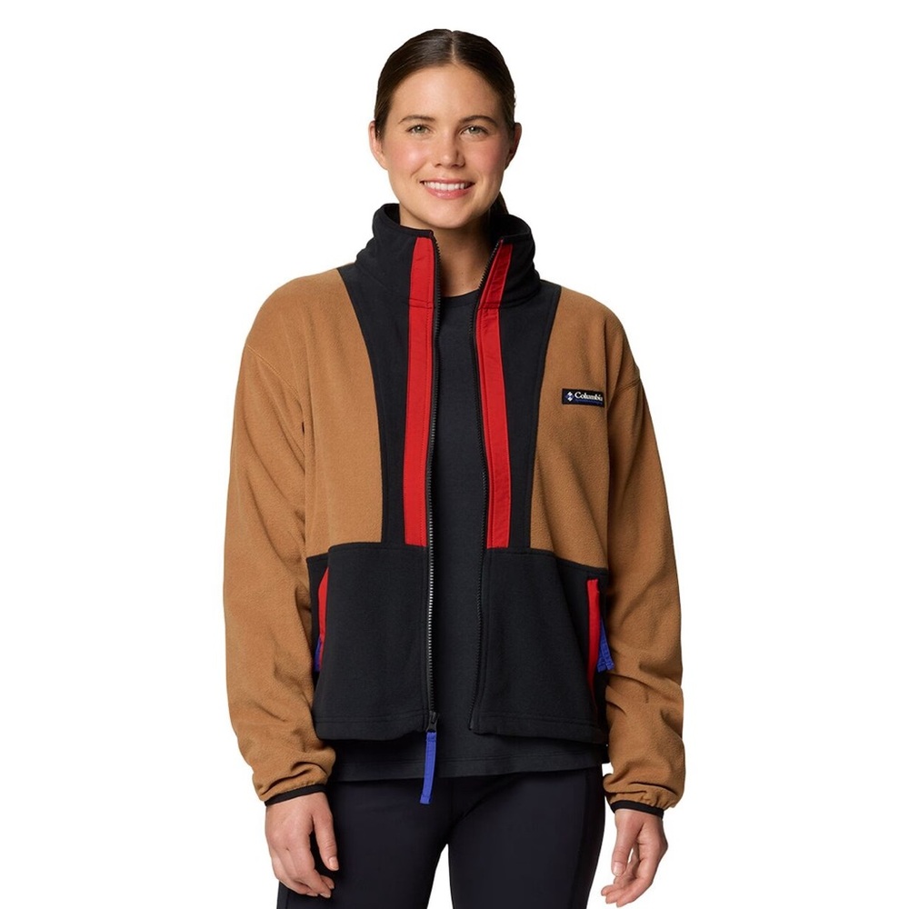 Columbia Women's Backbowl II Printed Full Zip Fleece Pullover